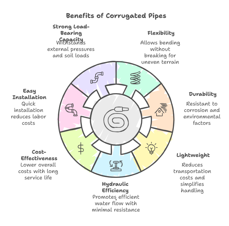 advantages of corrugated pipes for drainage applications visual selection